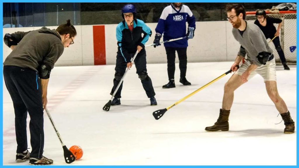 broomball sticks